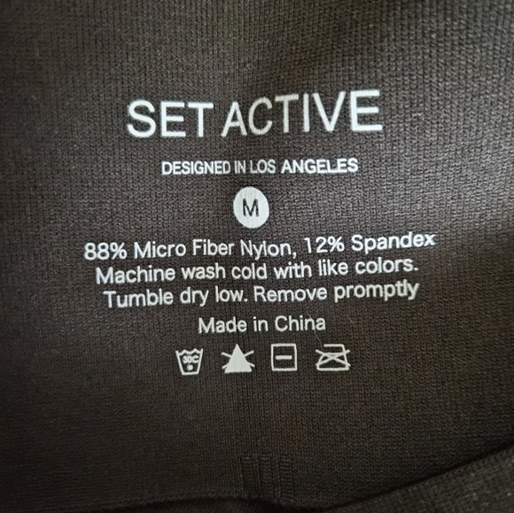 SET Active 2 Piece Brown Leggings and Crop Top Set X REVOLVE - Picture 10 of 12